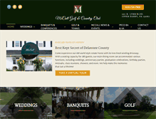Tablet Screenshot of mccallgolf.com